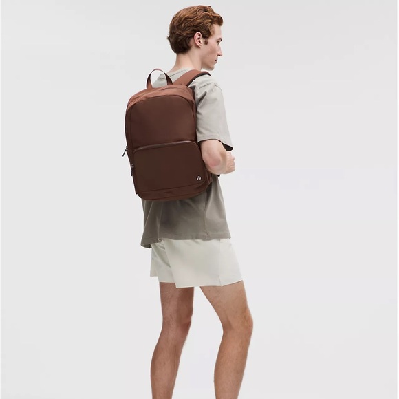 Lululemon Everywhere Backpack 22L Metal Hardware- Lava Cake/Sheer Oak/Gunmetal - Picture 7 of 7